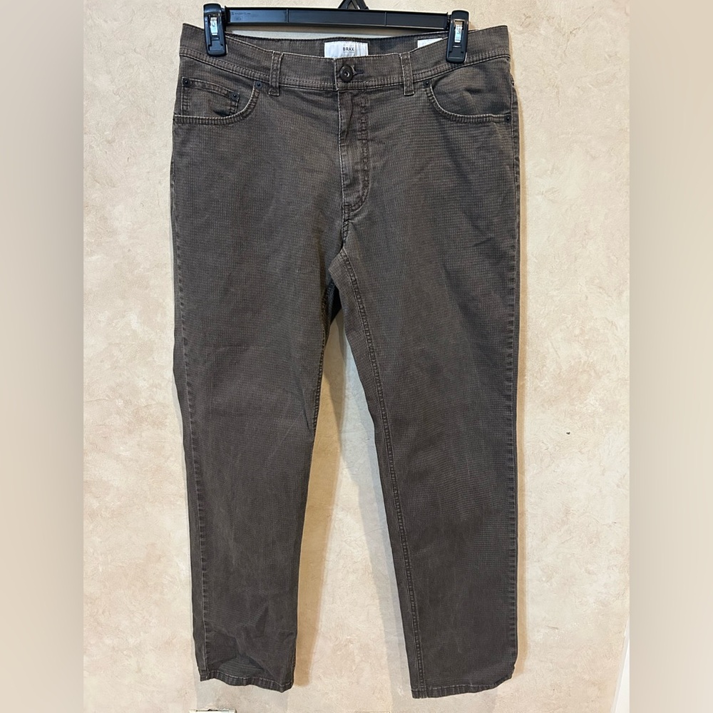 Brax feel good Men's Gray textured Jeans cooper Fancy fit